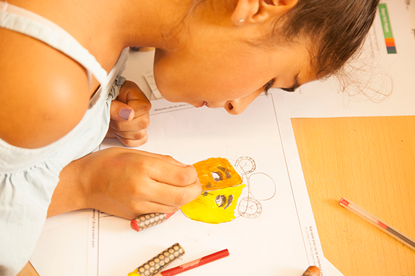 selbst im Stil der Künstlerin oder des Künstlers arbeiten